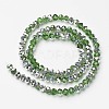 Electroplate Transparent Glass Beads Strands EGLA-A034-T6mm-M17-2