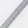 Electroplate Non-magnetic Synthetic Hematite Heishi Beads Strands G-J171B-3x3mm-02-3