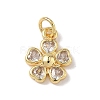Brass Micro Pave Cubic Zirconia Pendants KK-L268-031G-03-1