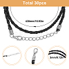 30Pcs Trendy Braided Imitation Leather Necklace Making NJEW-SC0001-31-2