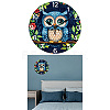 MDF Printed Wall Clock HJEW-WH0058-032-8