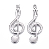 Non-Tarnish 304 Stainless Steel Pendants STAS-F249-40P-1