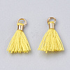 Polycotton(Polyester Cotton) Tassel Pendant Decorations FIND-S275-29G-1