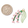 Glass Seed Beaded Pendants PALLOY-MZ01249-01-2