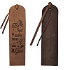 Cowhide Leather Labels AJEW-WH0386-0037-8