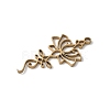 201 Stainless Steel Pendants STAS-K298-02G-1-2