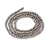 Electroplate Glass Beads Strands X-GLAA-H021-01A-FP12-4