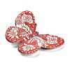 Printed Opaque Acrylic Beads MACR-R004-02E-2