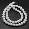 Natural White Jade Beads Strands G-D695-8mm-2