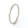 201 Stainless Steel Plain Band Rings X-RJEW-G107-1.5mm-7-P-1