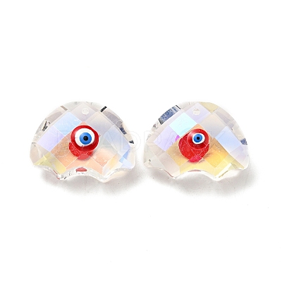 Transparent Glass Pendants GLAA-F121-06-1