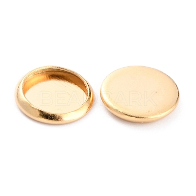 304 Stainless Steel Cabochon Settings STAS-Y001-12A-G-1