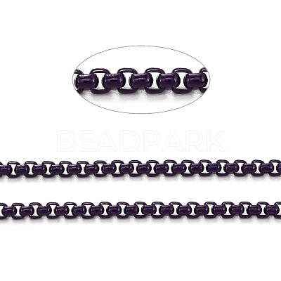 Spray Painted Stainless Steel Box Chains CHS-L027-10-1
