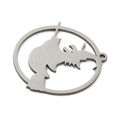 201 Stainless Steel Pendants STAS-G366-02P-06-1