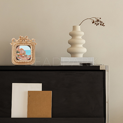 Retro Resin Photo Frame Stand DJEW-SP0001-57B-1