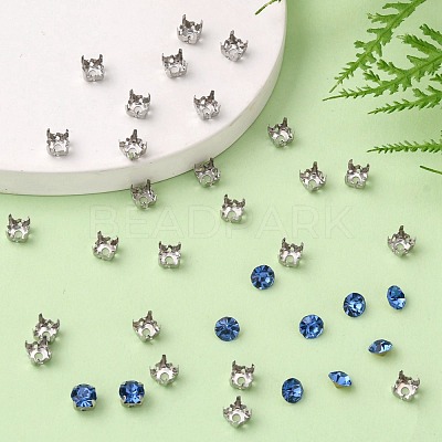 Non-Tarnish 201 Stainless Steel Sew on Prong Settings STAS-L229-06P-1