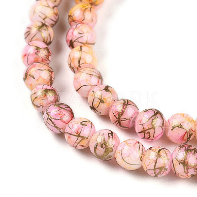 Baking Paint Glass Beads X1-DGLA-N003-4mm-B02-1