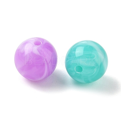 Two Tone Opaque Acrylic Beads AC-CBAC6DF-01A-1