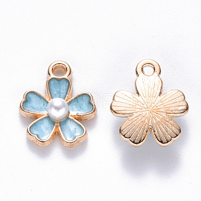 Alloy Enamel Charms X-ENAM-N054-028B-1