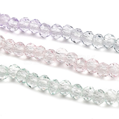 Transparent Painted Glass Beads Strands DGLA-A034-T2mm-A23-1