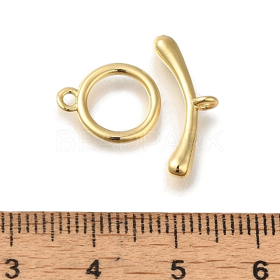 Brass Toggle Clasps KK-H480-02G-1