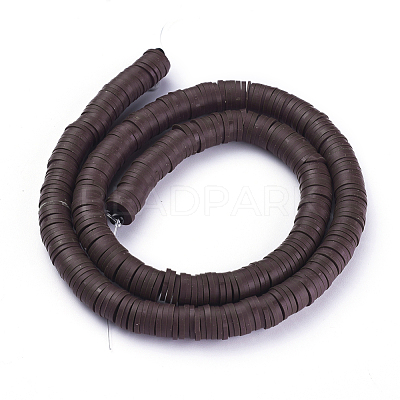 Handmade Polymer Clay Beads X-CLAY-R067-8.0mm-38-1