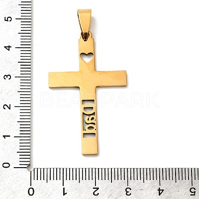 201 Stainless Steel Pendants STAS-R132-01G-05-1