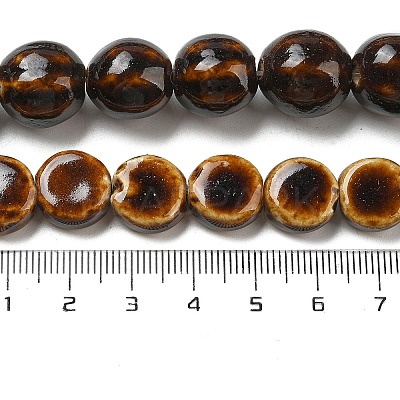 Handmade Porcelain Beads Strands PORC-B002-19D-1