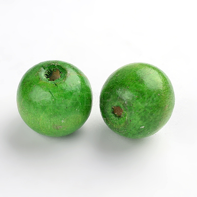Natural Maple Wood Beads X-TB20mmY-7-1