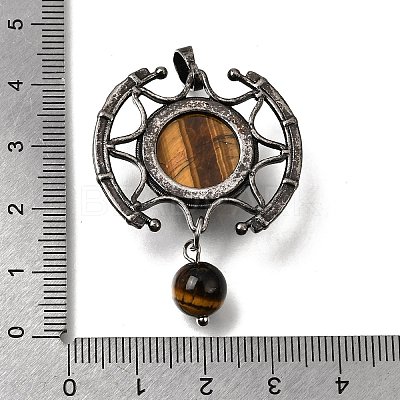 Natural Tiger Eye Pendants GG-CBA7610-03AS-08-1