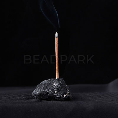 Natural Black Tourmaline Incense Burners INBU-PW0001-20F-1