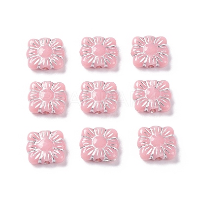 Opaque Acrylic Beads OACR-G016-26N-1
