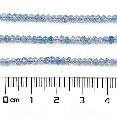 Natural Aquamarine Beads Strands LS-G-L587-B02-01-1