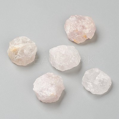 Rough Raw Natural Rose Quartz Beads G-H254-11C-1