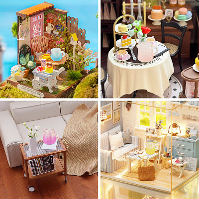 20Pcs 5 Colors Resin Cup Mini Model RESI-TA0005-73-1