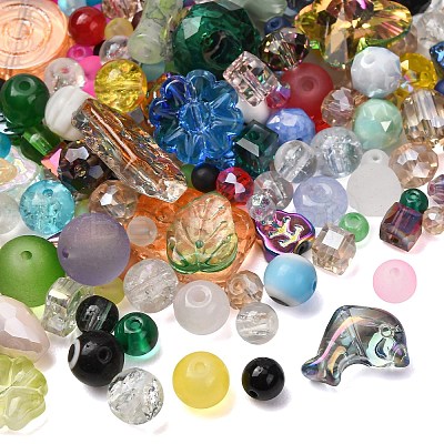 Mixed Styles Glass Beads GL-XCP0001-01-1