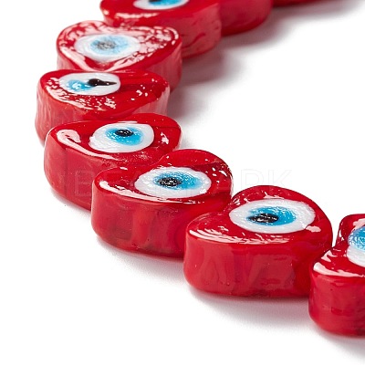Handmade Evil Eye Lampwork Beads LAMP-F021-02E-1