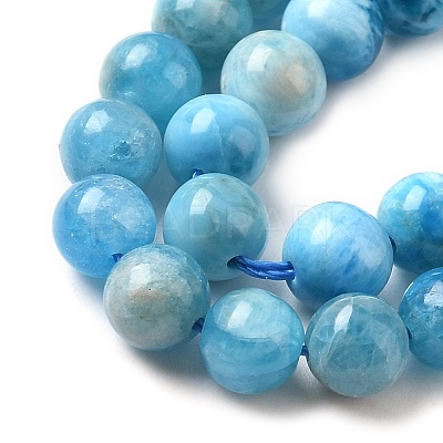 Natural Apatite Beads Strands G-L626-A01-6mm-01-1