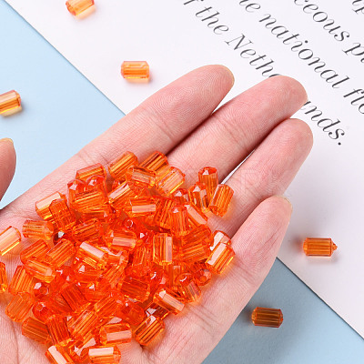 Transparent Acrylic Beads TACR-S154-27B-84-1