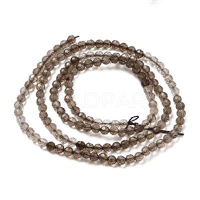 Natural Smoky Quartz Beads Strands G-E608-A04-1
