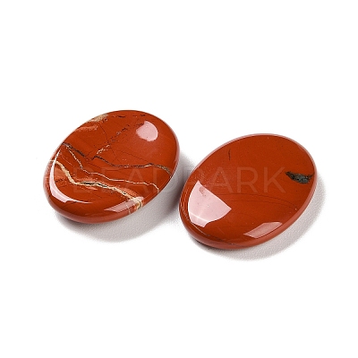 Oval Natural Red Jasper Worry Stone G-G104-01B-1