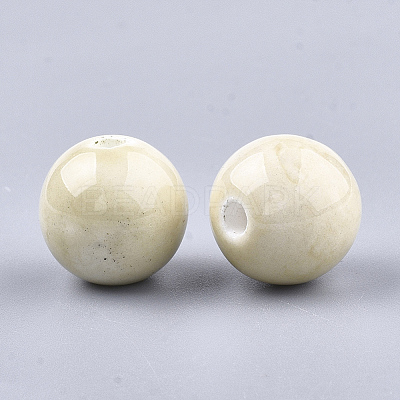 Handmade Porcelain Beads X-PORC-S499-02V-1