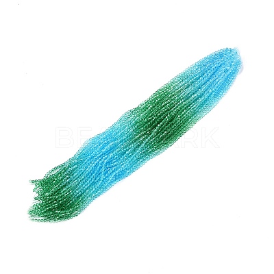 Gradient Color Baking Paint Glass Bead Strands X1-DGLA-A039-T4mm-A018-1