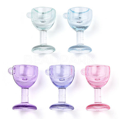 Transparent Acrylic Pendants TACR-S133-001-1