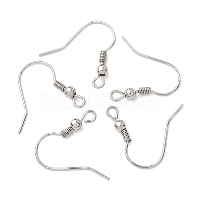 Tarnish Resistant 316 Surgical Stainless Steel Earring Hooks STAS-E009-1-1