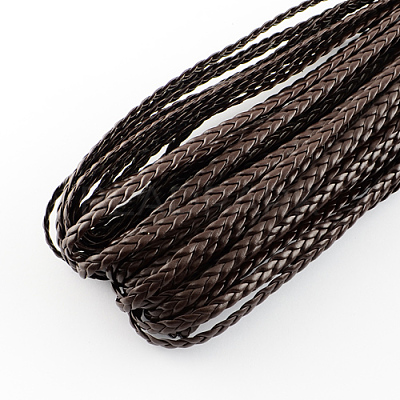 Braided Imitation Leather Cords LC-S002-5mm-17-1