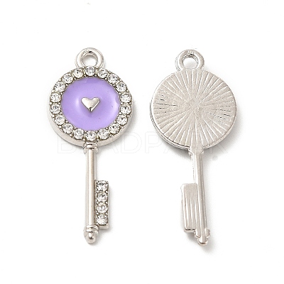 Alloy Enamel Pendants ENAM-B050-08P-1