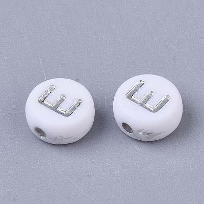 Plating Acrylic Beads X-PACR-R243-04E-1