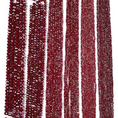 Electroplate Glass Beads Strands LS-EGLA-A044-P3mm-B02-1
