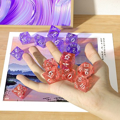 DIY Polyhedral Game Dice Silicone Molds PW-WG25879-01-1